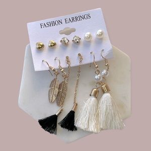 NEW😍 Fashion Earring Set - 6 Pairs
